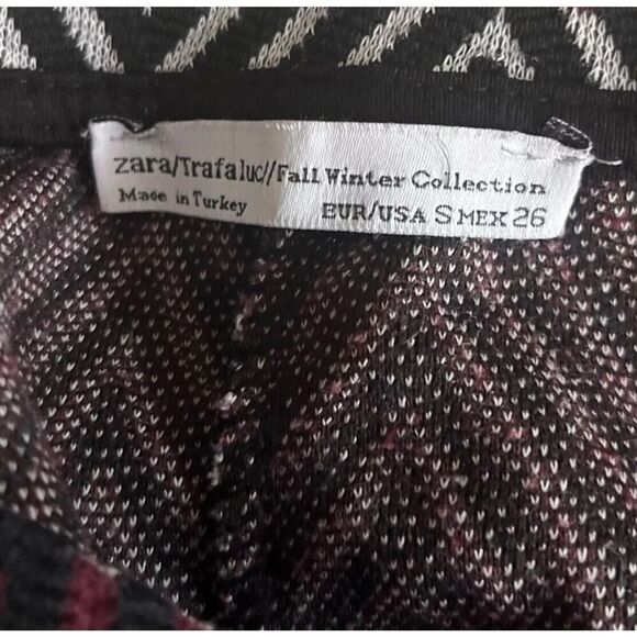 Zara Trafaluc Short Sleeve Geometric Print T-Shirt Dress Summer Wear US Size S - Picture 6 of 6